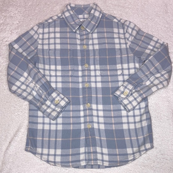 GAP Other - Gap flannel button down light blue plaid size small